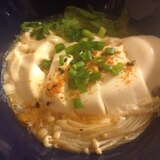 レンジでチン♪簡単湯豆腐